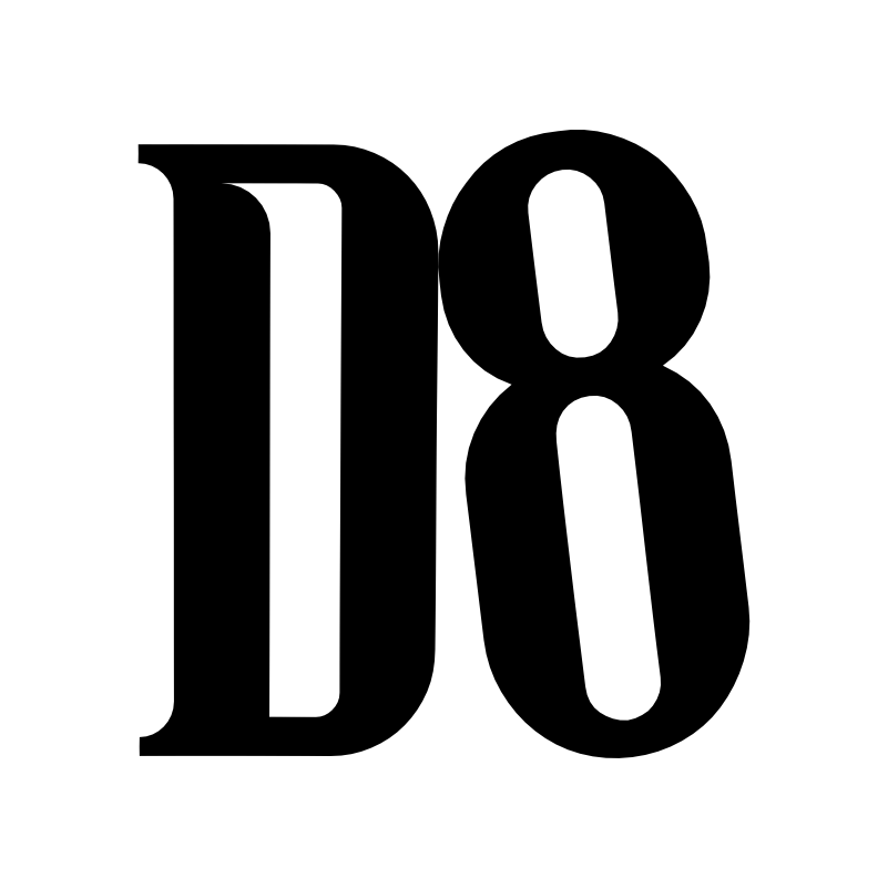 D8 logo